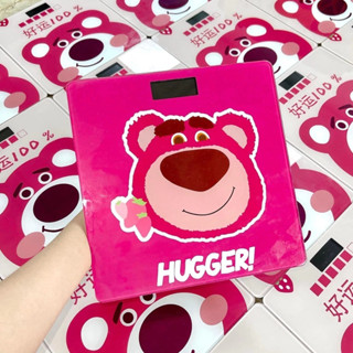 Cân Điện Tử Sức Khỏe Chính Xác Hình Heo Hồng Gấu Dâu Dễ Thương, Theo Dõi Cân Nặng, Hiển Thị Pin Nhiệt Độ Bảo Hành 1 Năm