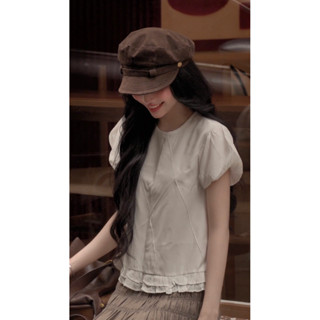 [SMOR.VN] (ẢNH TỰ CHỤP) Áo nữ tay bồng vải mịn BONJO