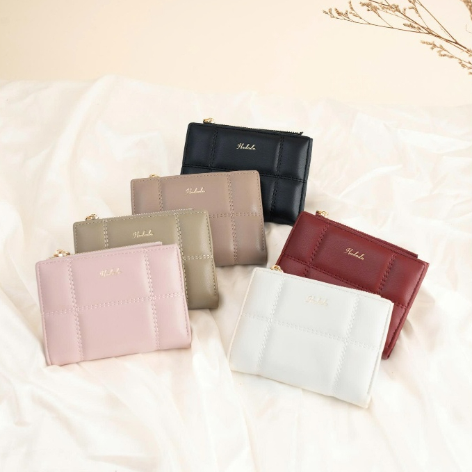 Ví nữ cao cấp đựng tiền, đựng thẻ có khóa kéo thanh lịch, sang trọng HADADA Rumi Wallet D072