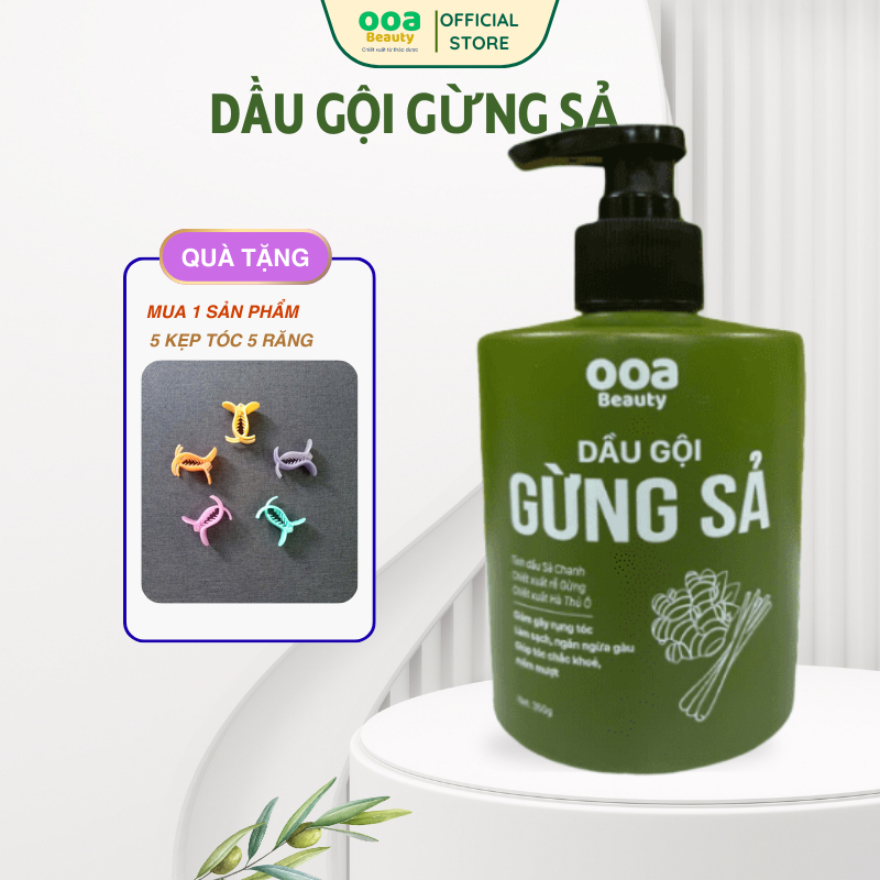 Dầu Gội Gừng - Dầu Gội Đầu - Dầu Gội  Dầu Gội Đầu Gừng Sả - Hỗ Trợ Mọc Tóc Nhanh - Giảm Gẫy Rụng