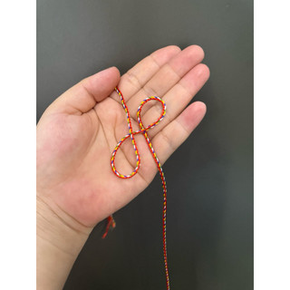 Chỉ ngũ sắc viền đỏ loại to và dày dặn (cuộn 50m) [PBMC]