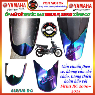 Ốp Mũi Dè Xi Titan Cho Sirius – Bảo Vệ Dè Trước Sau Xe Máy Trang Trí Phụ Kiện Cao Cấp