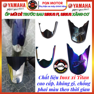 Ốp Mũi Dè Xi Titan Cho Sirius – Bảo Vệ Dè Trước Sau Xe Máy Trang Trí Phụ Kiện Cao Cấp