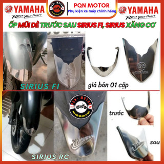 Ốp Mũi Dè Xi Titan Cho Sirius – Bảo Vệ Dè Trước Sau Xe Máy Trang Trí Phụ Kiện Cao Cấp