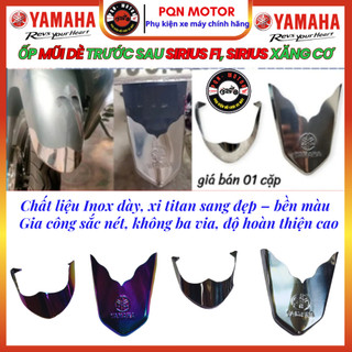 Ốp Mũi Dè Xi Titan Cho Sirius – Bảo Vệ Dè Trước Sau Xe Máy Trang Trí Phụ Kiện Cao Cấp