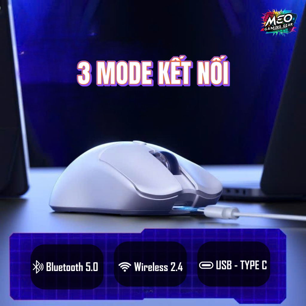 Chuột Gaming không dây Aula SC580SE - 3 MODE KẾT NỐI - DPI 10000 - PIN 500 mAh - APP CHỈNH DPI | BigBuy360 - bigbuy360.vn