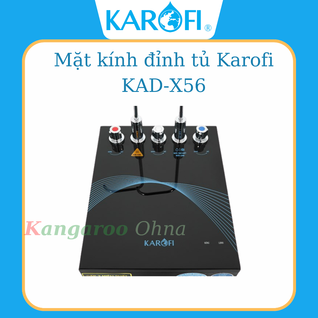 Mặt kính đỉnh tủ dành cho máy lọc nước Karofi KAD-X56 [CHÍNH HÃNG]