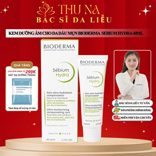  Kem Dưỡng Cấp Ẩm Dành Cho Da Dầu Da Mụn BIODERMA Sébium Hydra 40ml 