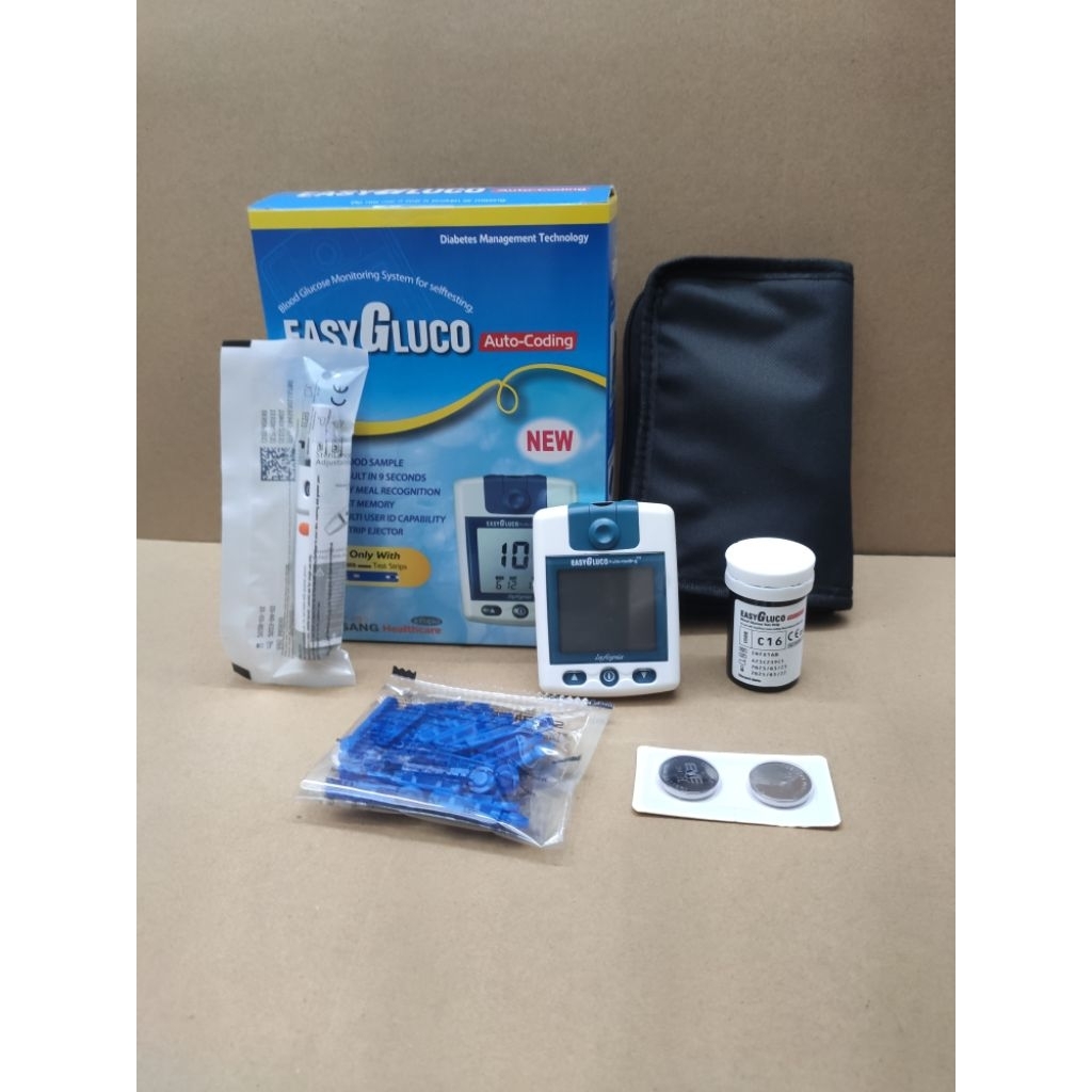 COMBO: MÁY ĐO ĐƯỜNG HUYẾT EASY GLUCO Chính hãng Hàn Quốc, bảo hành trọn đời