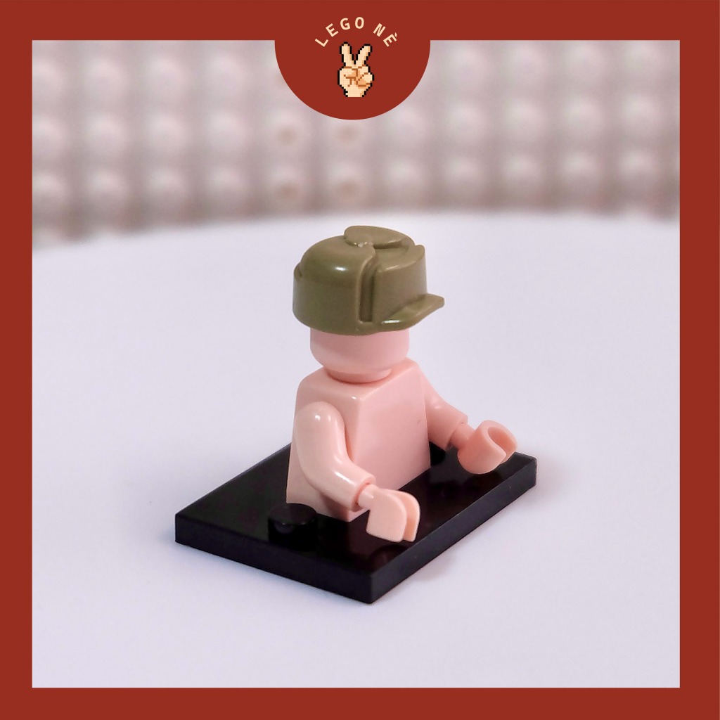 Phụ Kiện Mũ Lego Cho Minifigure – Đặc biệt Mũ Lính Sỹ Quan Màu Xanh – Đồ Chơi Lắp Ráp Mini