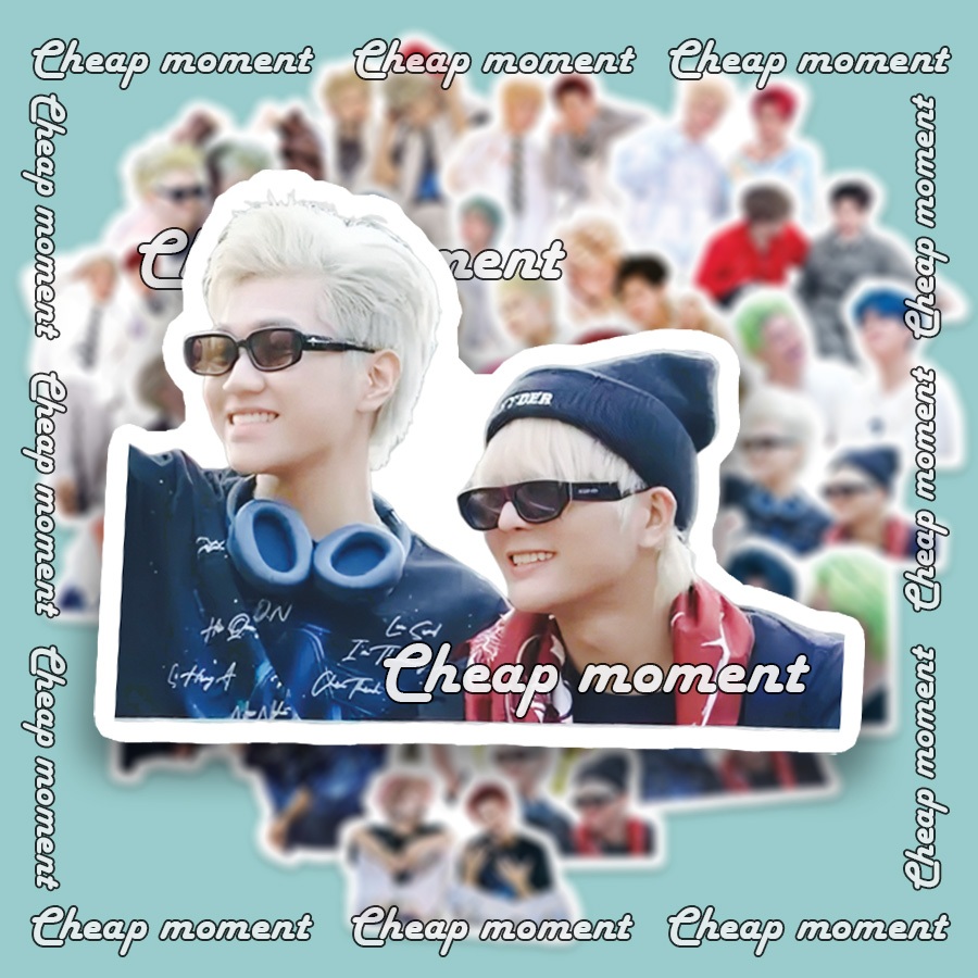 Sticker Couple Rhycap OTP Rhyder Captain Boy Anh trai say hi  ATSH trang trí mũ bảo hiểm, laptop sổ 