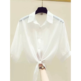 💫 Set 2 Món Sơ Mi Voan Xuyên Thấu Cột Bụng + Áo 2 Dây Trơn – Sexy Nhẹ Nhàng, Gợi Cảm Đủ Đô