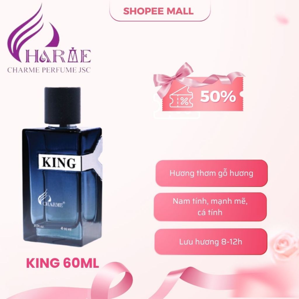 Nước hoa nam Charme King 60ml