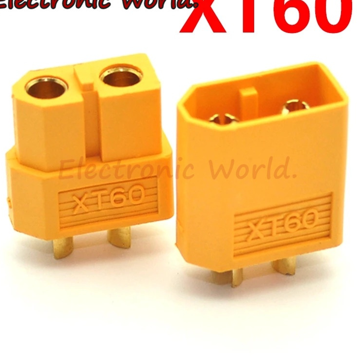 Đầu Nối XT60 XT-60 Cho Máy Bay Điều Khiển Từ Xa RC Giắc XT60, Jack XT-60 đực cái