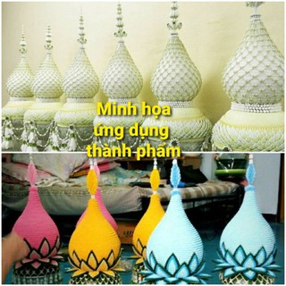 Xốp tháp Xá Lợi Phật (LOẠI CÓ ĐỈNH)
