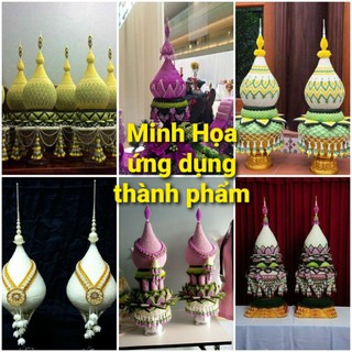 Xốp tháp Xá Lợi Phật (LOẠI CÓ ĐỈNH)