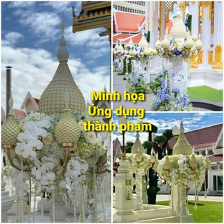 Xốp tháp Xá Lợi Phật (LOẠI CÓ ĐỈNH)