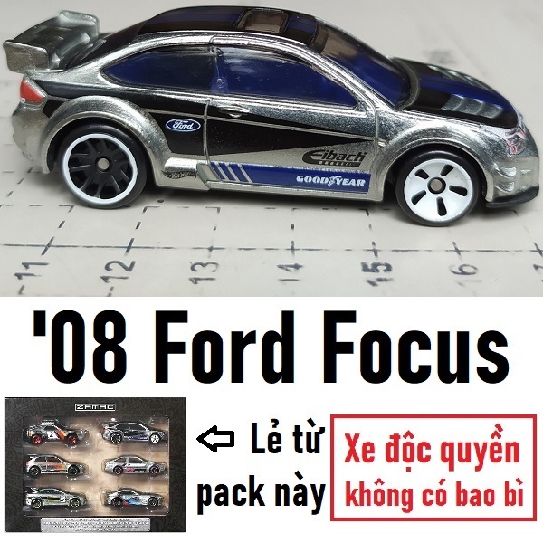 Xe mô hình Hot Wheels '08 Ford Focus