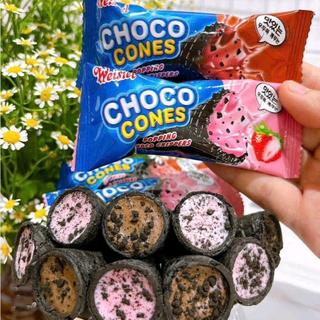  GÓI 300G 24 CÁI Bánh Ốc Quế OREO  VỊ Socola Dâu Weisiel Thơm Ngon Vị Tan Chảy Ngọt Ngào 
