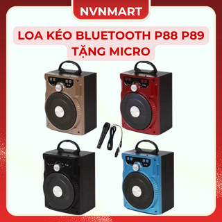 Loa kéo bluetooth p88 p89 - loa xách tay tặng micro hát karaoke cực hay có sỉ