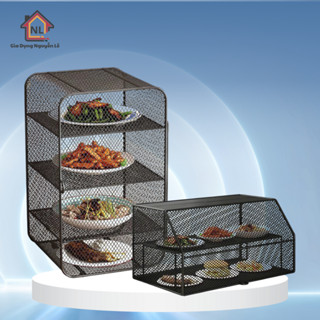  TỦ LƯỚI BẢO QUẢN RAU CỦ ĐA CHỨC NĂNG – LỒNG BÀN THÉP 4 TẦNG CHỐNG CÔN TRÙNG CHỐNG BỤI BỀN BỈ 5 NĂM 