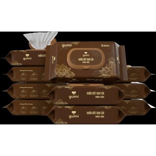 Khăn Ướt Bao Sái Lau Bàn Thờ GUMI Gói 30 Tờ Siêu Dai Hương Trầm Thơm Sạch Sẽ thờ cúng linh thiêng