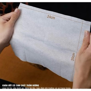Khăn Ướt Bao Sái Lau Bàn Thờ GUMI Gói 30 Tờ Siêu Dai Hương Trầm Thơm Sạch Sẽ thờ cúng linh thiêng