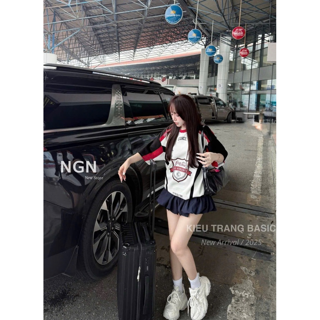 Áo Phông 13DMZ Phối Màu Kiều Trang Basic [Sẵn]