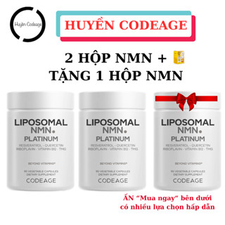  Combo Viên Uống NMN Codeage Liposomal NMN 90 Viên  Huyền Codeage CHÍNH HÃNG CÓ TEM QR NHÃN PHỤ 