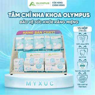 {CHÍNH HÃNG} 15 Hộp 750 cái Tăm chỉ nha khoa OLYMPUS made in Việt Nam đạt chuẩn ISO