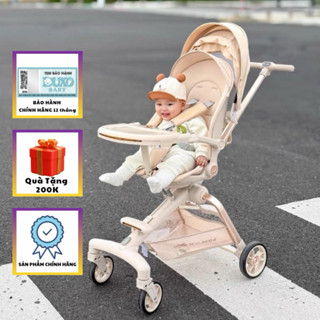 [ HÀNG CÔNG TY] Xe đẩy du lịch Q10 - VINNG Q11 - cho bé gấp gọn DUXO BABY Q10 2 chiều 3 tư thế