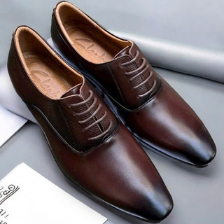 Giày Tây Clarks Made in Thailans Da Thật Mẫu Mới