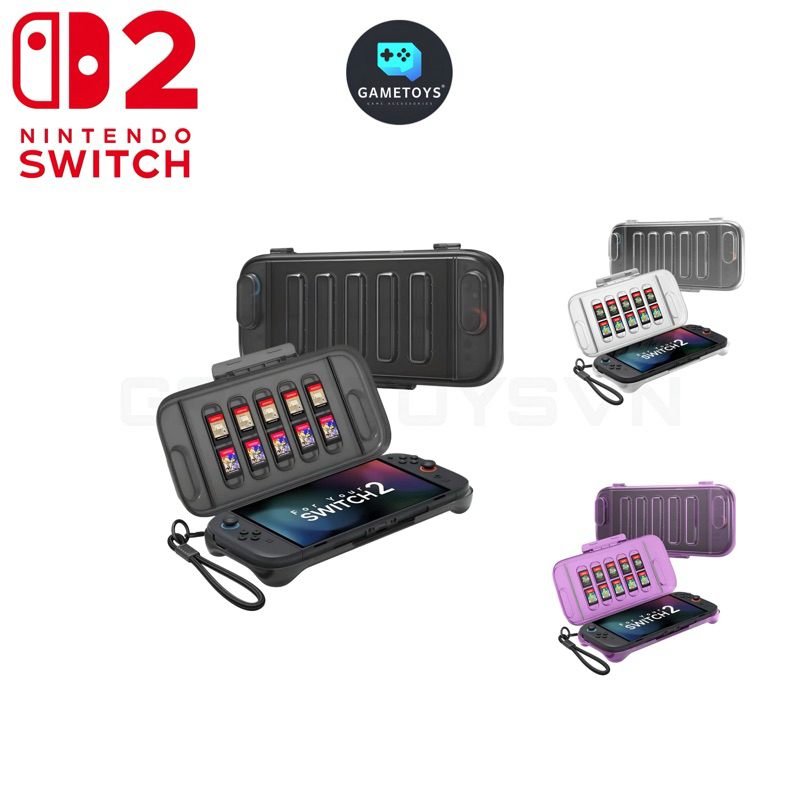 Hộp bảo vệ máy toàn diện xịn sò (JSAUX) dùng cho máy Nintendo Switch 2 / Switch 2025 không gắn case