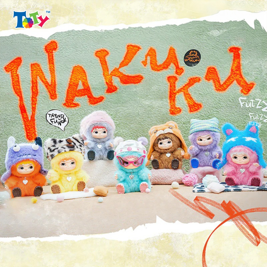 Mô Hình Hộp Mù Bông WAKUKU - Fuzzy Trendy Fun Party - Chính Hãng Letsvan - RV05