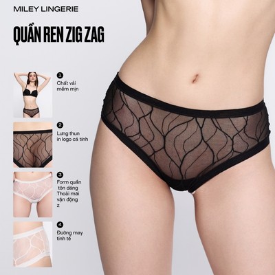 Quần lót ren Miley Lingerie Mềm Mại, Co Dãn Tốt - FLS0103