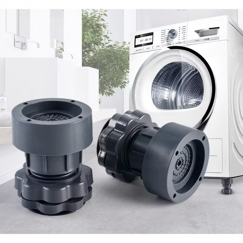 Set 4 đế chống rung máy giặt tăng giảm chiều cao MỚI, chân đế kê máy giặt, chân máy giặt chống rung