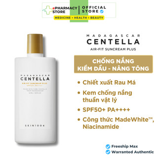  Kem chống nắng Skin1004 Madagascar Centella Air Fit Sun Cream Plus SPF50+PA++++  mới  