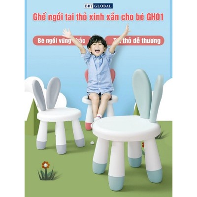 Ghế ngồi tai thỏ đáng yêu cho bé BBT Global GH01