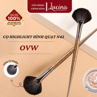  Cọ Highlight Hình Quạt OVW N42 Trang Điểm Chuyên Dụng Bắt Sáng Tự Nhiên LUCINA COSMETICS 