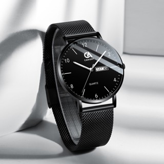Đồng hồ nam dây lưới chính hãng CARIENT không gỉ chức năng lịch dạ quang chống nước thời trang đơn giản 40mm V688