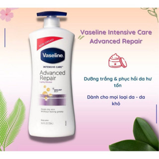 [Bản Mỹ] Vaseline Trắng Vòi Xanh, Sữa Dưỡng Thể Trắng Da Vaseline Healthy White UV Lightening Body 725ML - Jron Beauty