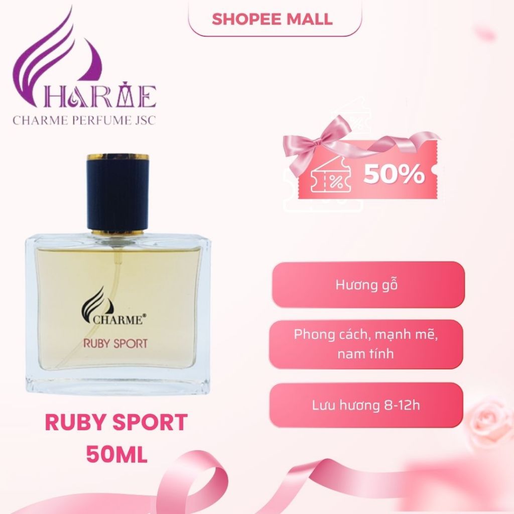 Nước hoa Charme Ruby Sport 50ml