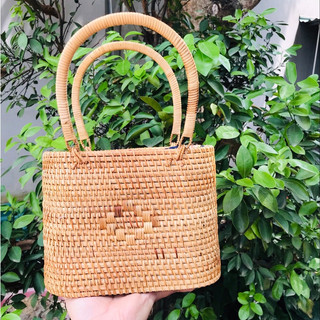 Túi Mây Tre Đan , Túi Xách Handmade - Túi Đi Biển - Thủ Công Hàng Xuất Khẩu LOẠI 1