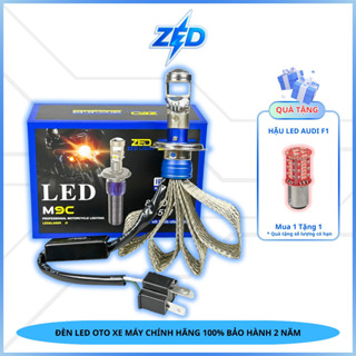 Đèn Pha LED Bi Cầu M9C ZED LIGHT - 45W Siêu Sáng, Chiếu Xa Trên 100m Chân H4 M5 Lắp Xe Máy, Oto - Bảo Hành 2 Năm