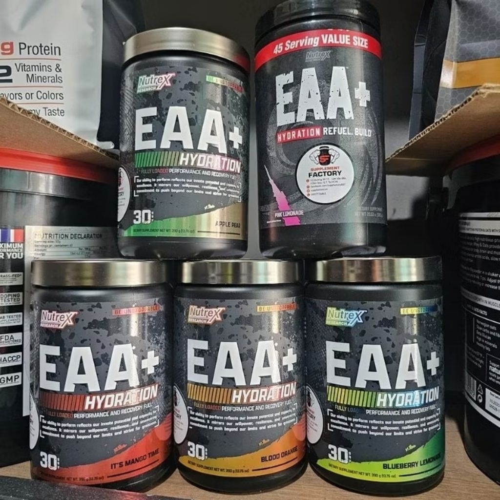 NUTREX EAA + HYDRATION PHỤC HỒI NĂNG LƯỢNG, Phục Hồi Cơ Bắp Nhanh 30 LIỀU DÙNG - CHÍNH HÃNG CÔNG TY