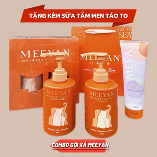 [Tặng Sữa Tắm] Combo Dầu Gội Xả MEEYAN Chiết Xuất Rễ Dâu Tằm - MeeA Organic