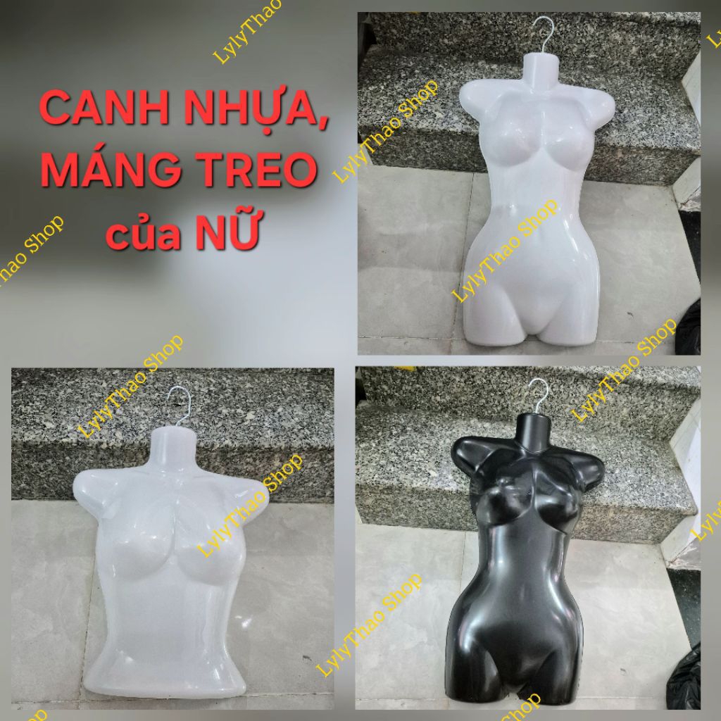 Combo 2 con Manocanh nhựa, máng treo nhựa của Nữ