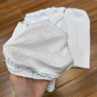 Quần Dài Trắng Cotton Sơ Sinh, Quần Dài Mỏng Mát Cho Bé