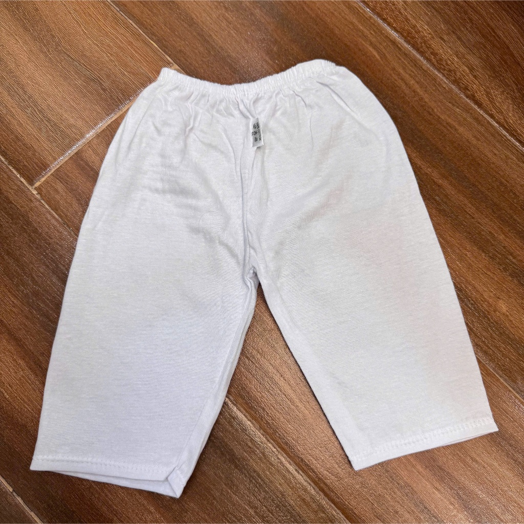 Quần Dài Trắng Cotton Sơ Sinh, Quần Dài Mỏng Mát Cho Bé