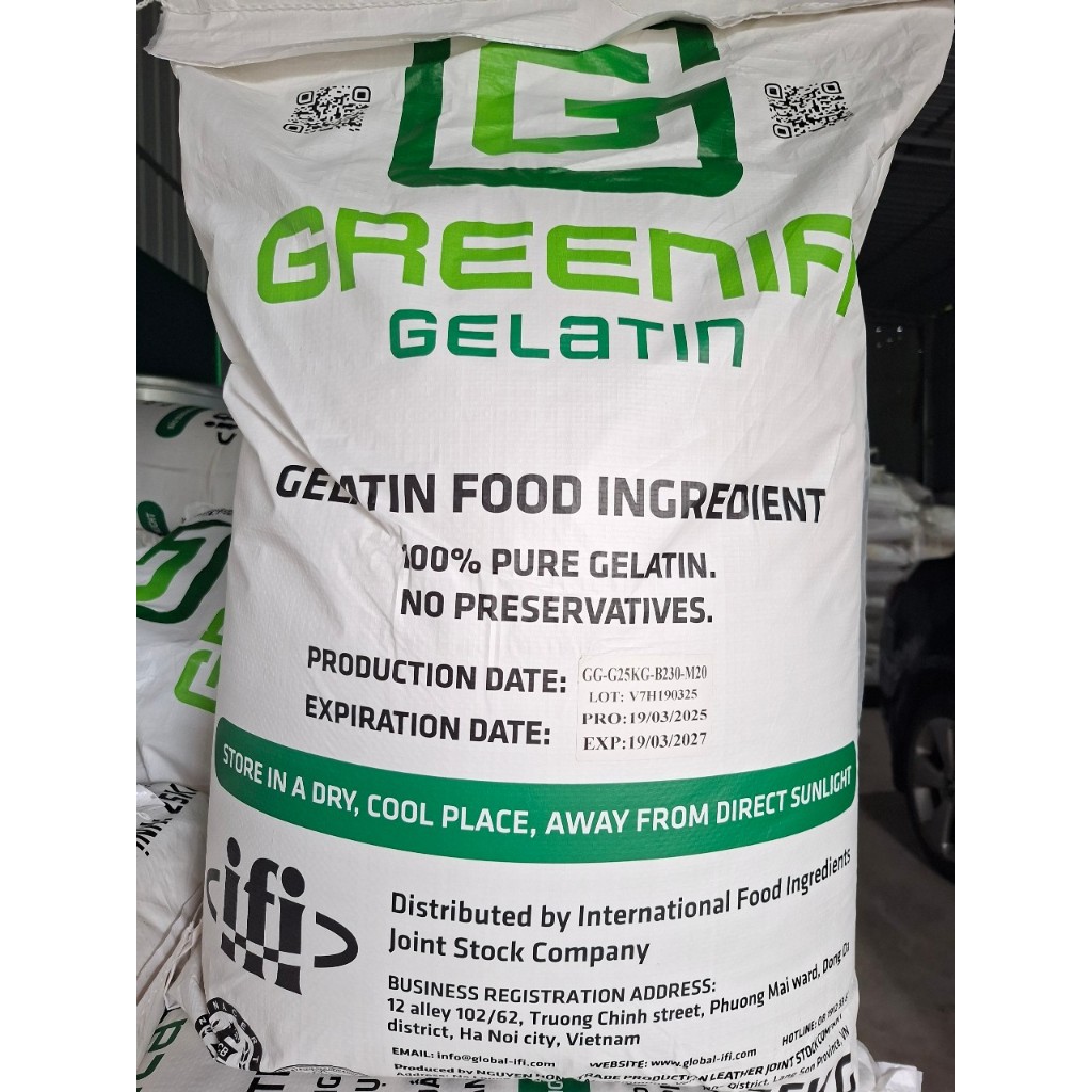 Bột gelatin 230 bloom 1kg
